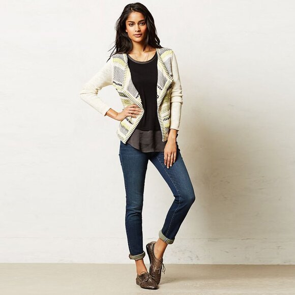 NWT - Anthro Moth Chaux Open Cardigan - Picture 3 of 13